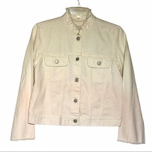 Gap Tie Dye Distressed Jean‎ Jacket Women’s Small
